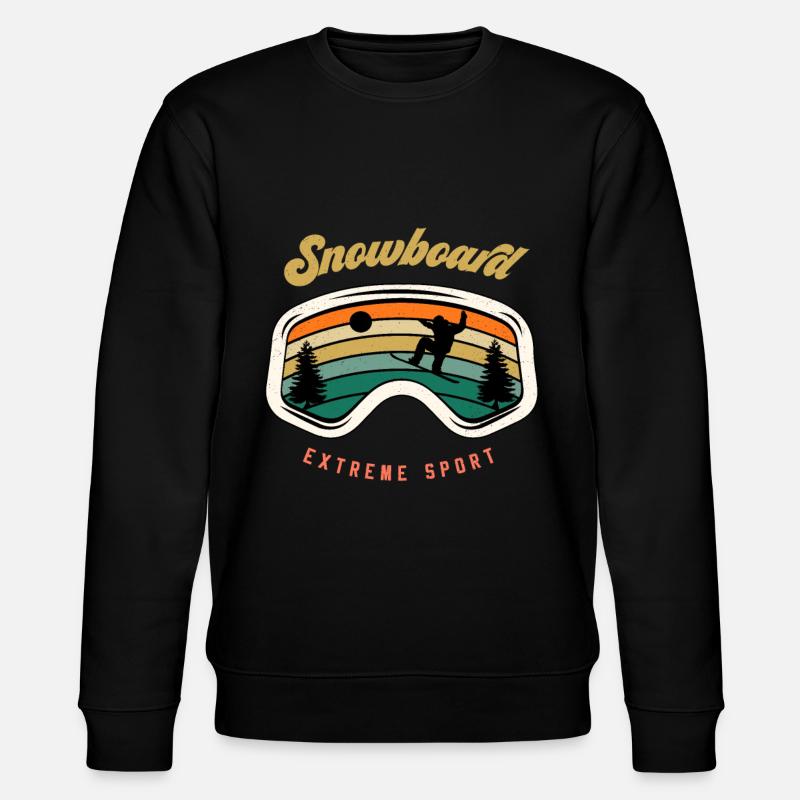 Snowboard Lunettes de snowboard Snowboard - Sweat bio CHANGER Stanley/Stella Unisexe - noir