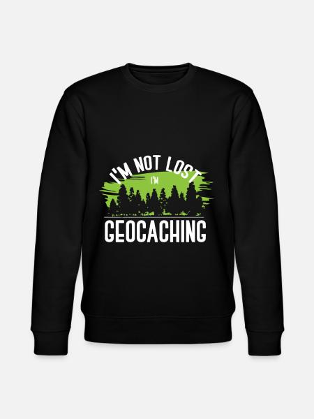 geocaching, cache, gps, geocache, geocacher, logbu - Stanley/Stella økologisk unisex-sweatshirt CHANGER  - sort