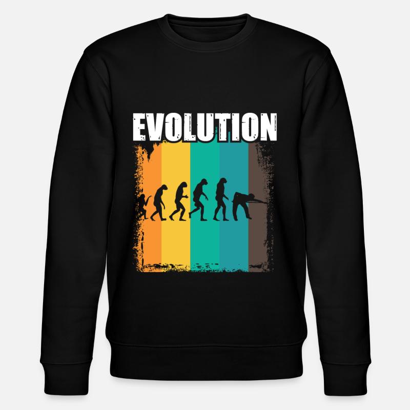 Billiard Evolution - Stanley/Stella CHANGER Unisex Organic Sweatshirt - black