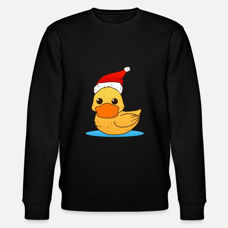 Christmas Duck - Stanley/Stella CHANGER Unisex Organic Sweatshirt - black