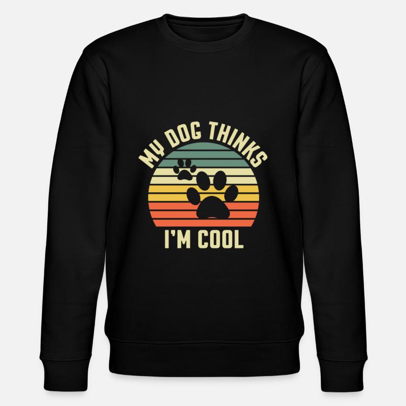 Cadeau d'amant de chien - Sweat bio CHANGER Stanley/Stella Unisexe - noir