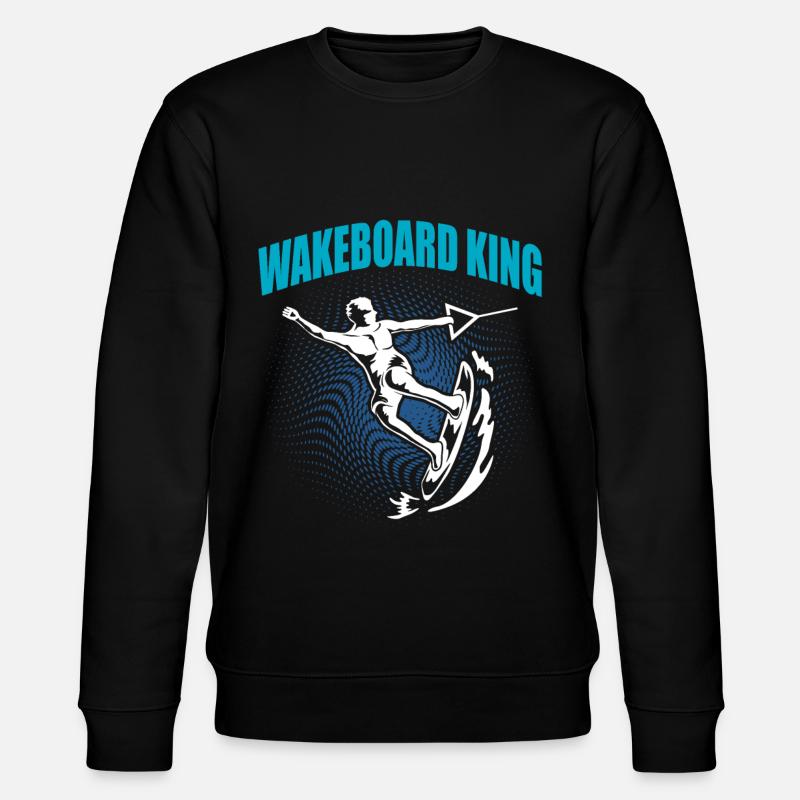 Wakeboard King Wakeboarding - Sweat bio CHANGER Stanley/Stella Unisexe - noir