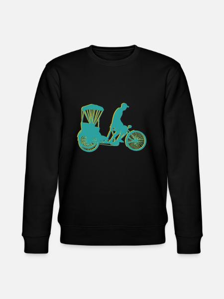 riquexo, rikshaw, rickshaw - Stanley/Stella CHANGER Unisex Organic Sweatshirt - black