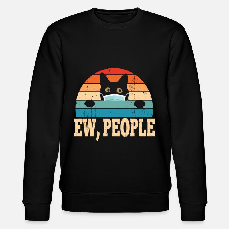 Ew People Amateurs de chats - Sweat bio CHANGER Stanley/Stella Unisexe - noir