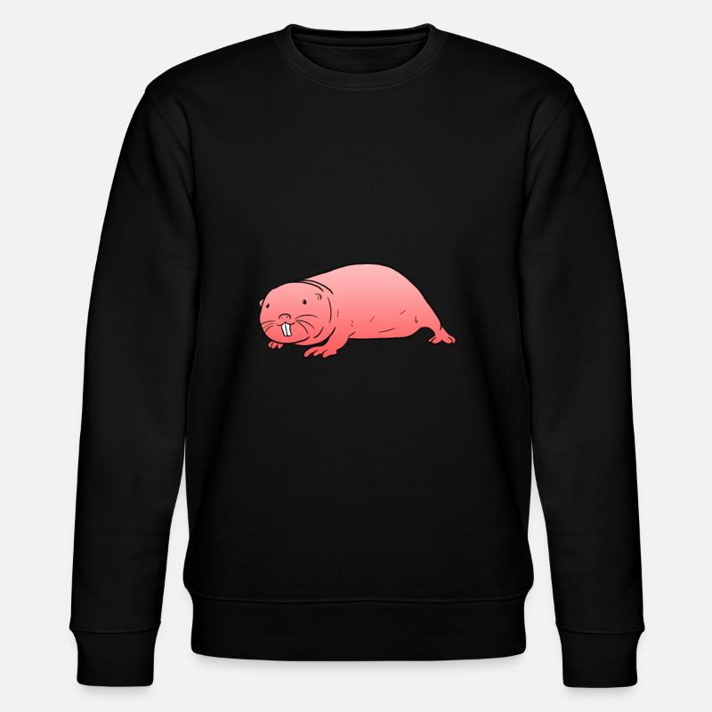 Naked mole rat - Stanley/Stella CHANGER Unisex Organic Sweatshirt - black