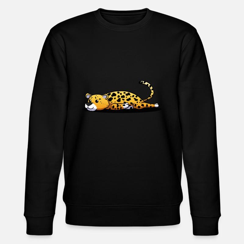 leopard - Stanley/Stella CHANGER Unisex Organic Sweatshirt - black