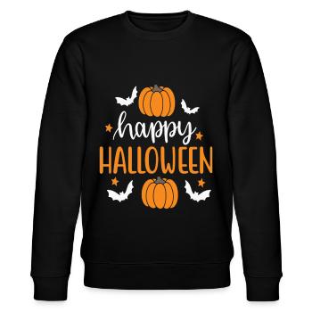 JOYEUX HALLOWEEN - Sweat bio CHANGER Stanley/Stella Unisexe - noir - Devant - Nik (191cm) & Marisol (170cm)