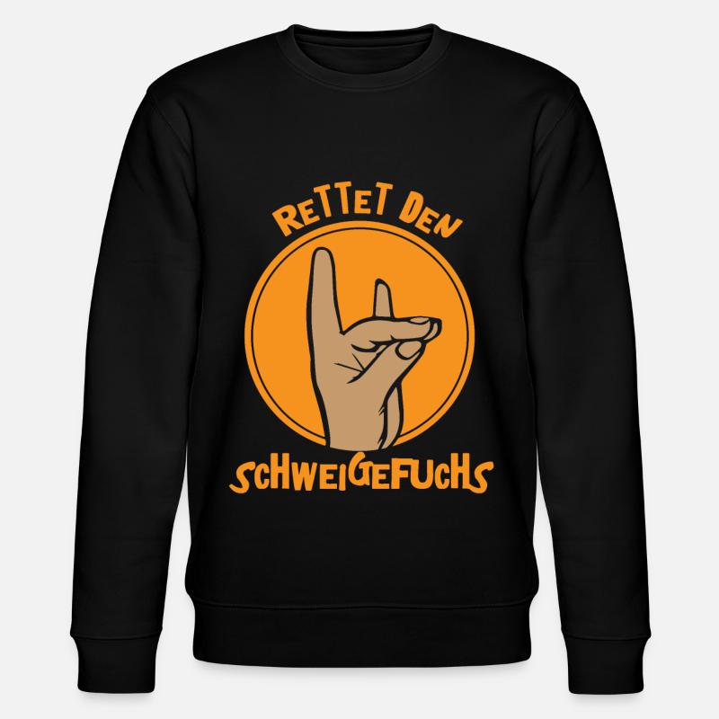 Renard silencieux Idée cadeau - Sweat bio CHANGER Stanley/Stella Unisexe - noir