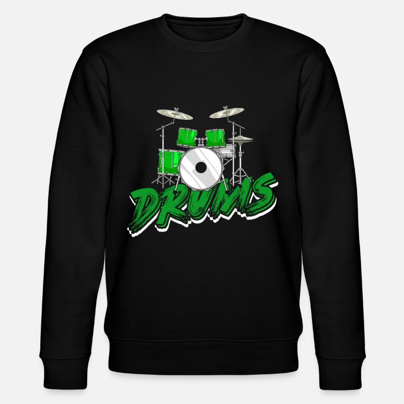 Tambours batteur baguettes tambour - Sweat bio CHANGER Stanley/Stella Unisexe - noir