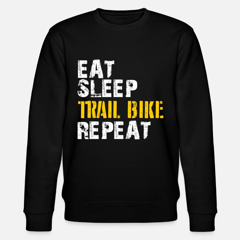 Trail Bike - Sweat bio CHANGER Stanley/Stella Unisexe - noir
