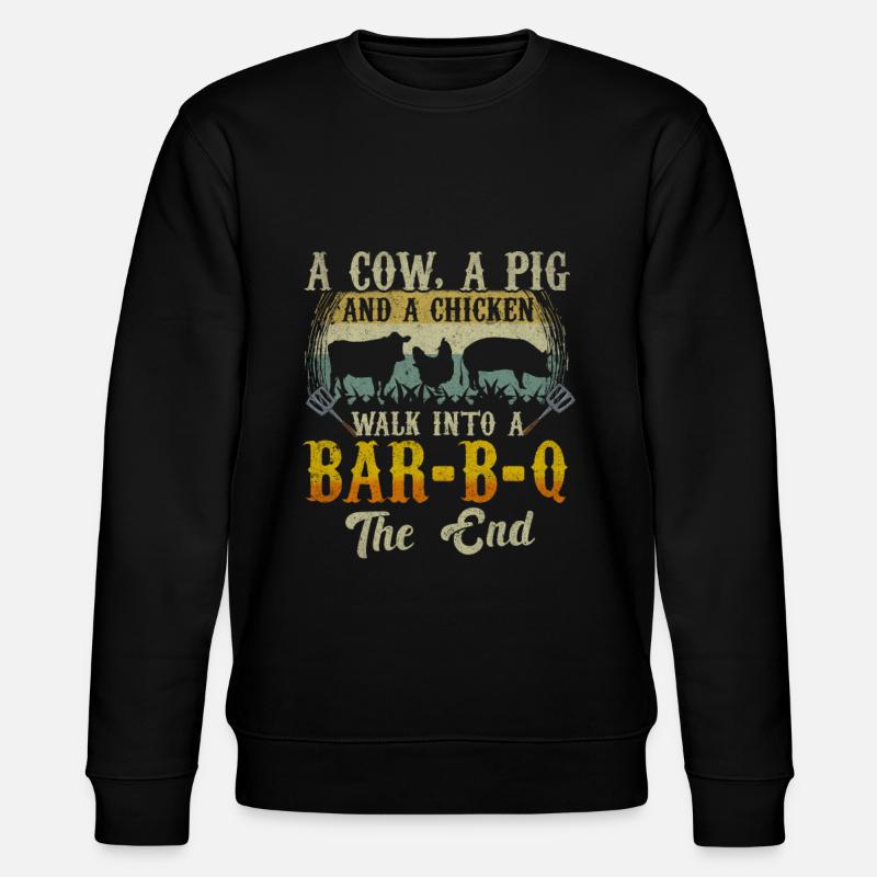 Grilling BBQ - Stanley/Stella CHANGER Unisex Organic Sweatshirt - black
