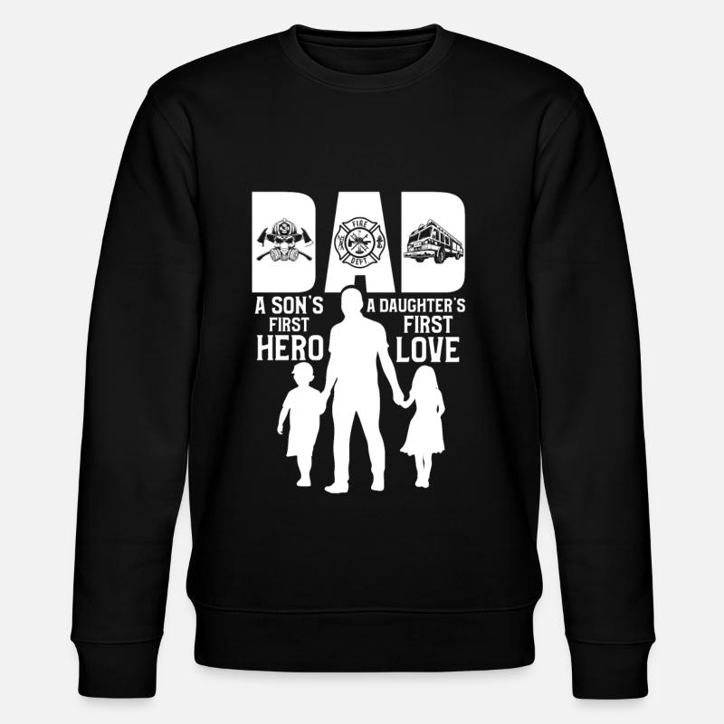 Firefighter - Stanley/Stella CHANGER Unisex Organic Sweatshirt - black