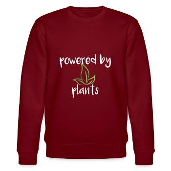 alimenté par des plantes - Sweat bio CHANGER Stanley/Stella Unisexe - bordeaux - Devant - Nik (191cm) & Marisol (170cm)