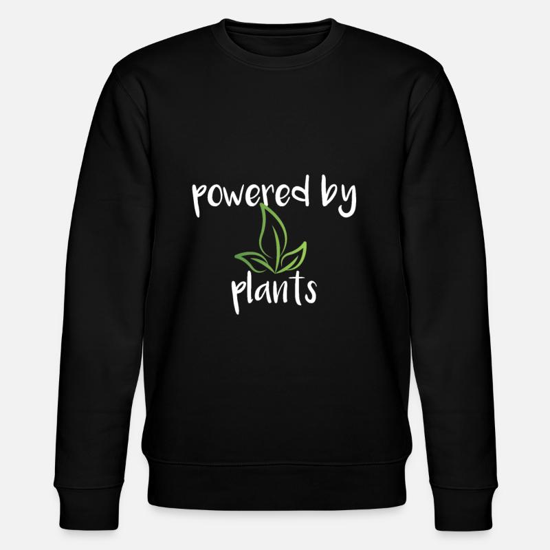 alimenté par des plantes - Sweat bio CHANGER Stanley/Stella Unisexe - noir