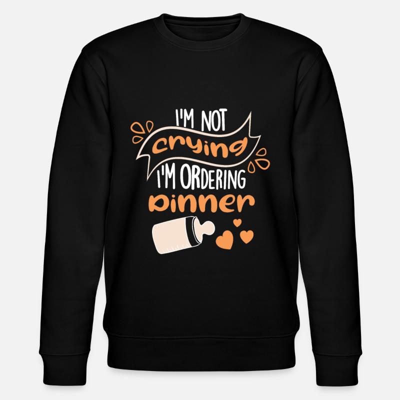 Baby Kleidung - Stanley/Stella Unisex Bio-Sweatshirt CHANGER  - Schwarz
