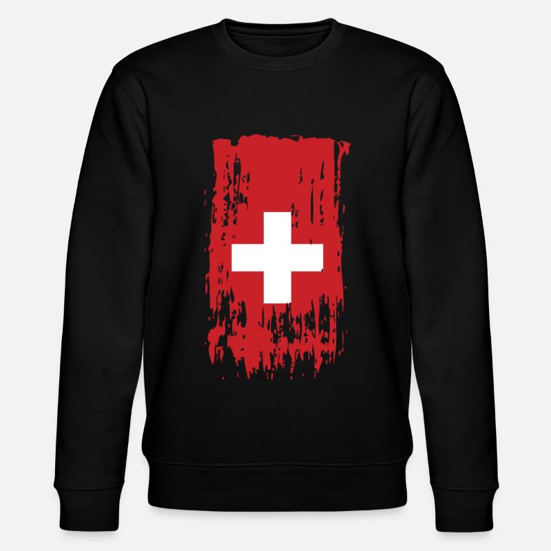 Suisse Suisse Suisse - Sweat bio CHANGER Stanley/Stella Unisexe - noir