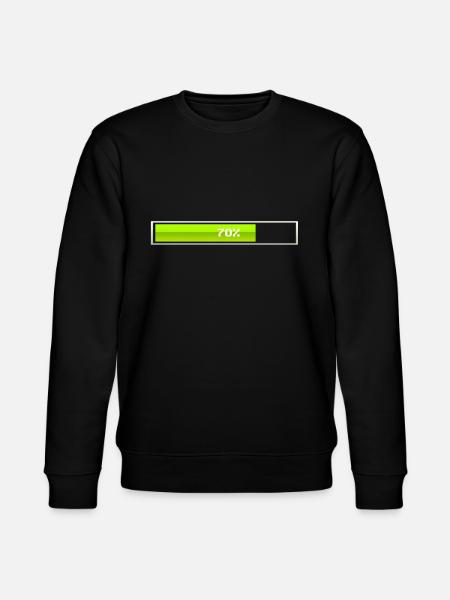 Loading bar is loading - Stanley/Stella CHANGER Unisex Organic Sweatshirt - black