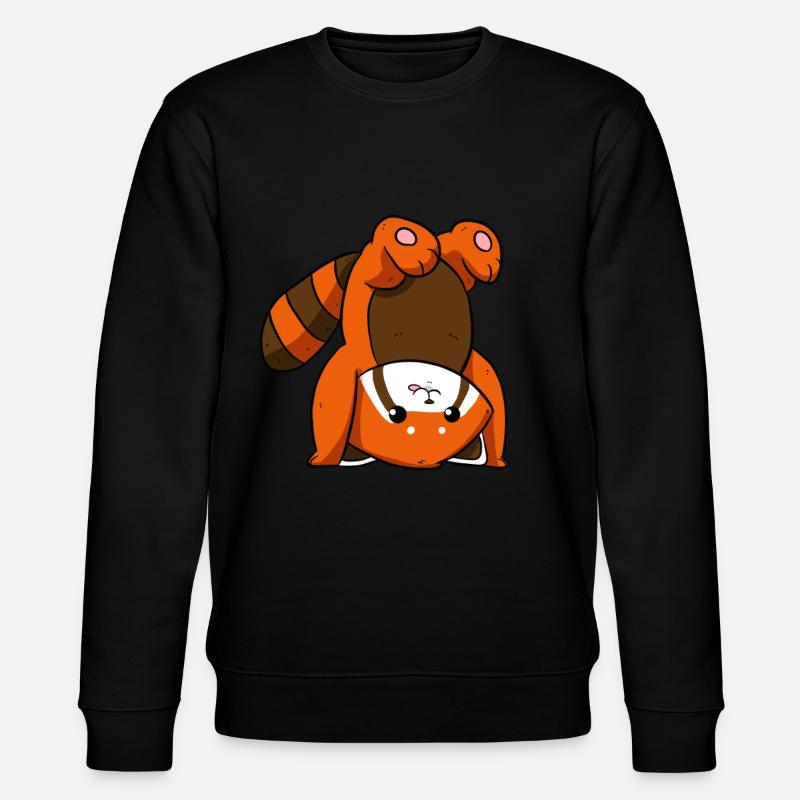Panda rouge - Sweat bio CHANGER Stanley/Stella Unisexe - noir