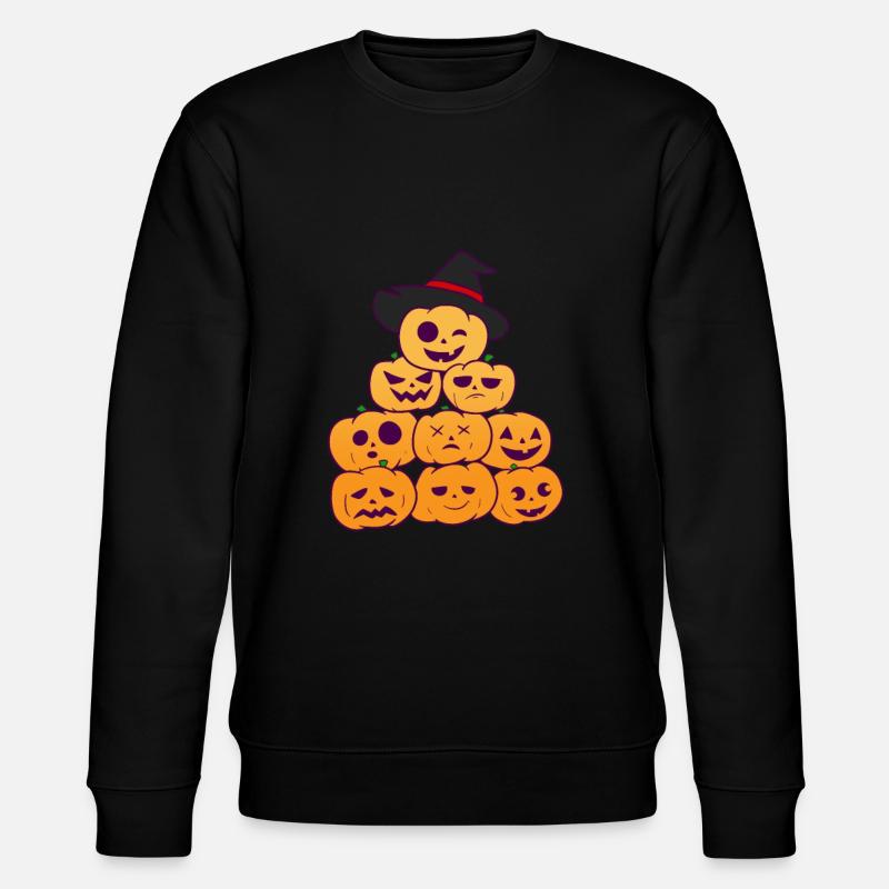 Pumpkins - Stanley/Stella CHANGER Unisex Organic Sweatshirt - black