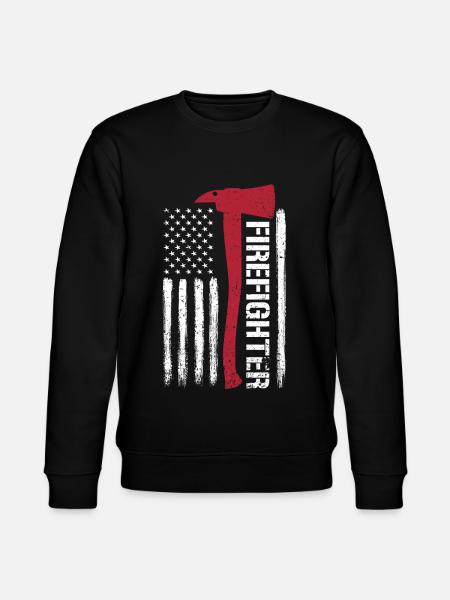 Fire brigade outfit - fire brigade - Stanley/Stella CHANGER Unisex Organic Sweatshirt - black
