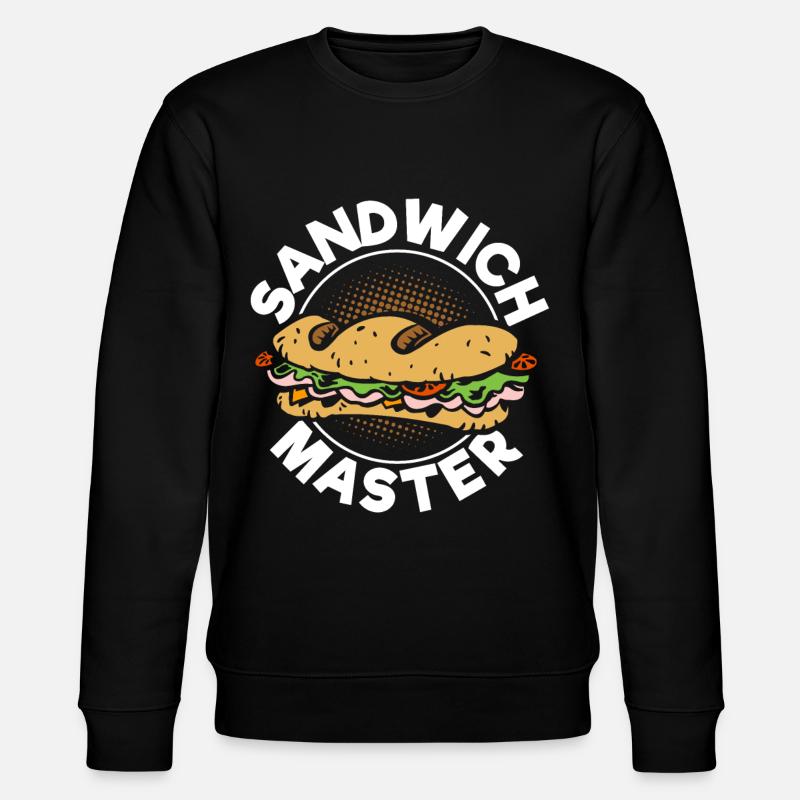 Sandwich master - Stanley/Stella CHANGER Unisex Organic Sweatshirt - black