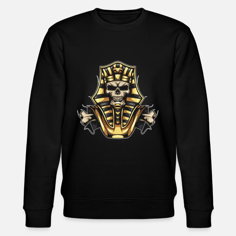 Pharaoh Anubis Egyptian Egypt Gift - Stanley/Stella CHANGER Unisex Organic Sweatshirt - black