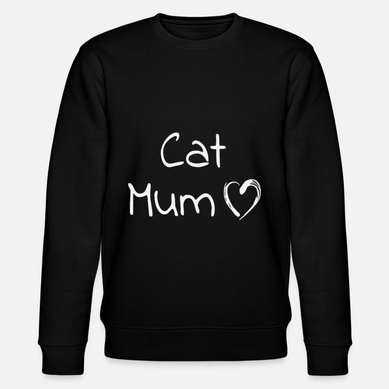 Maman de chat - Sweat bio CHANGER Stanley/Stella Unisexe - noir