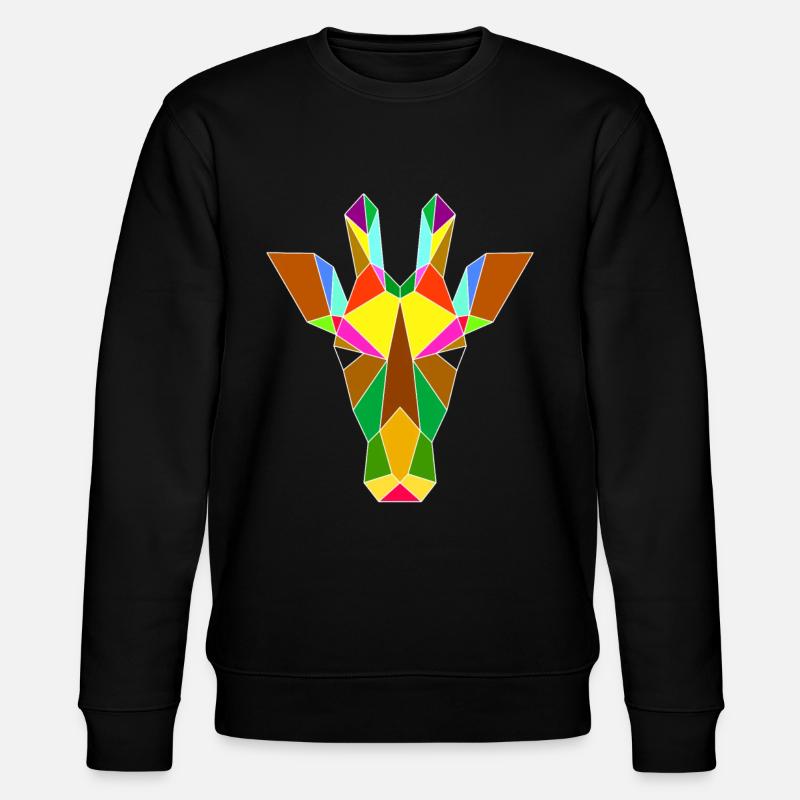 Géométrie girafe - Sweat bio CHANGER Stanley/Stella Unisexe - noir
