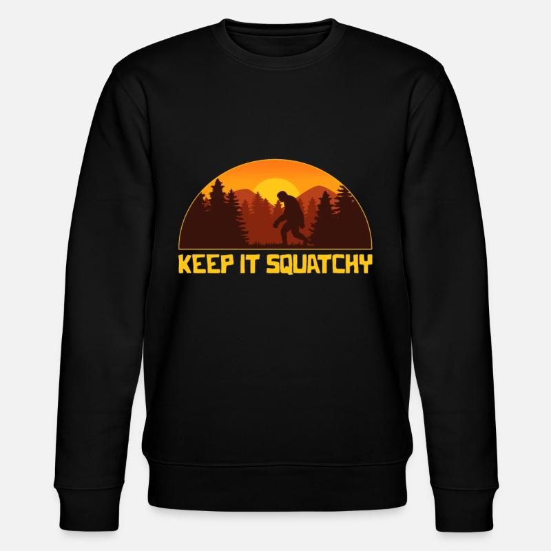 Keep It Squatchy Shirt - Stanley/Stella CHANGER Unisex Organic Sweatshirt - black