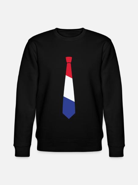 ELEGANT FRANCE TIE - Stanley/Stella CHANGER Unisex Organic Sweatshirt - black