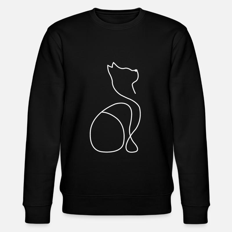 Chat Line Art - Sweat bio CHANGER Stanley/Stella Unisexe - noir