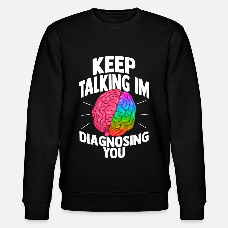 Psychology psychologist therapist gift psyche - Stanley/Stella CHANGER Unisex Organic Sweatshirt - black