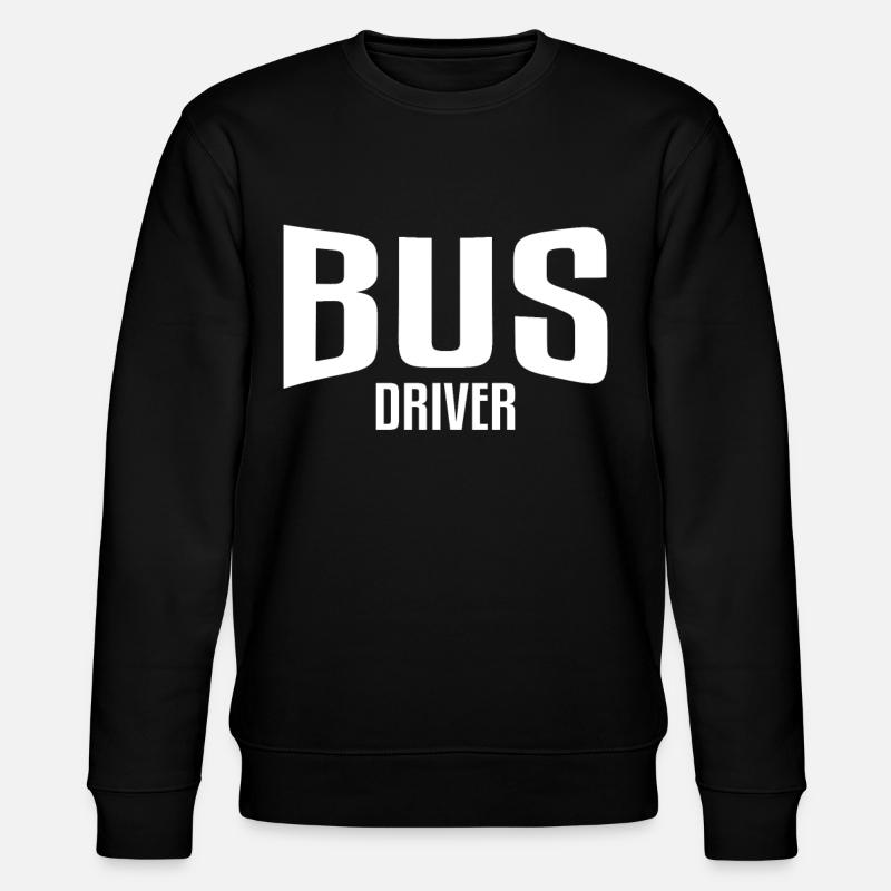 BUS DRIVER - Stanley/Stella CHANGER Unisex Organic Sweatshirt - black