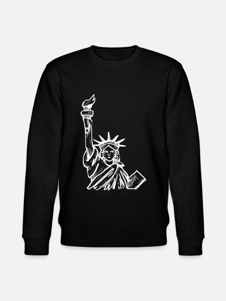 Statue of Liberty USA - Stanley/Stella CHANGER Unisex Organic Sweatshirt - black
