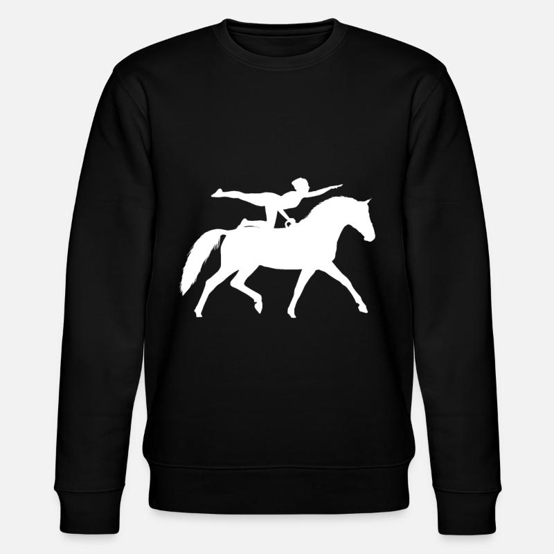 Voltigier cheval Voltige Équitation - Sweat bio CHANGER Stanley/Stella Unisexe - noir