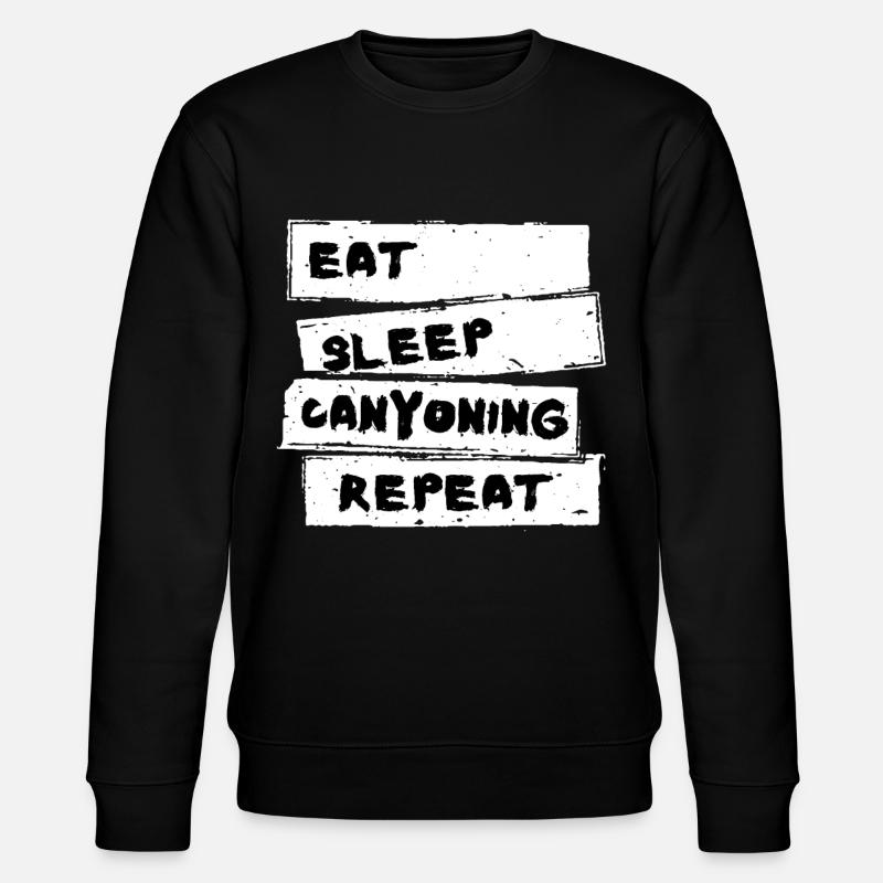 Canyoning - sport tea - Stanley/Stella CHANGER Unisex Organic Sweatshirt - black