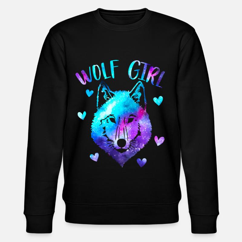 Fille loup - Sweat bio CHANGER Stanley/Stella Unisexe - noir