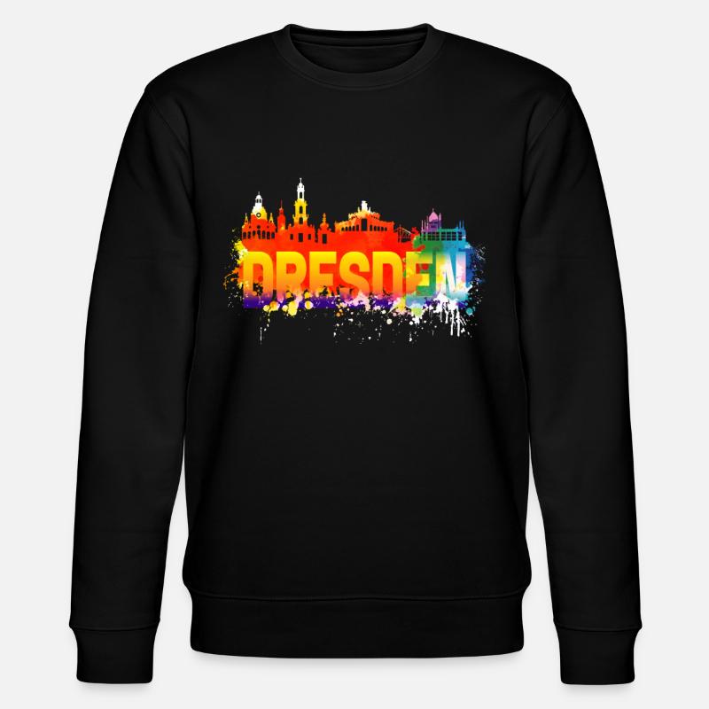 Dresde Saxe - Sweat bio CHANGER Stanley/Stella Unisexe - noir