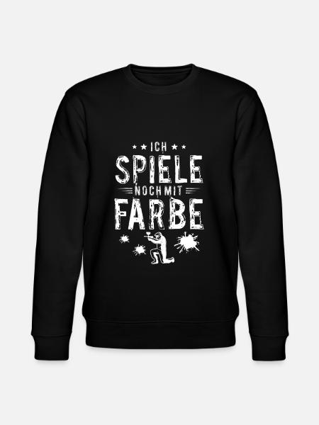 Paintball Paintballer Gotcha Geschenkidee - Stanley/Stella Unisex Bio-Sweatshirt CHANGER  - Schwarz