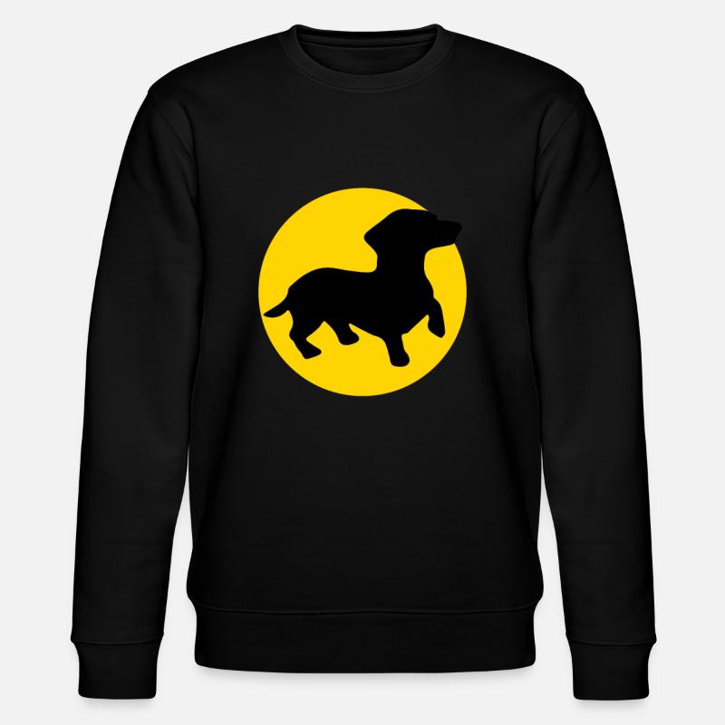 teckel et lune - Sweat bio CHANGER Stanley/Stella Unisexe - noir