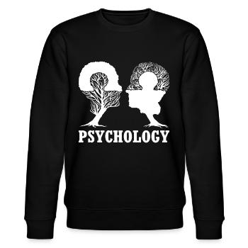 Diplôme en psychologie - Sweat bio CHANGER Stanley/Stella Unisexe - noir - Devant - Nik (191cm) & Marisol (170cm)