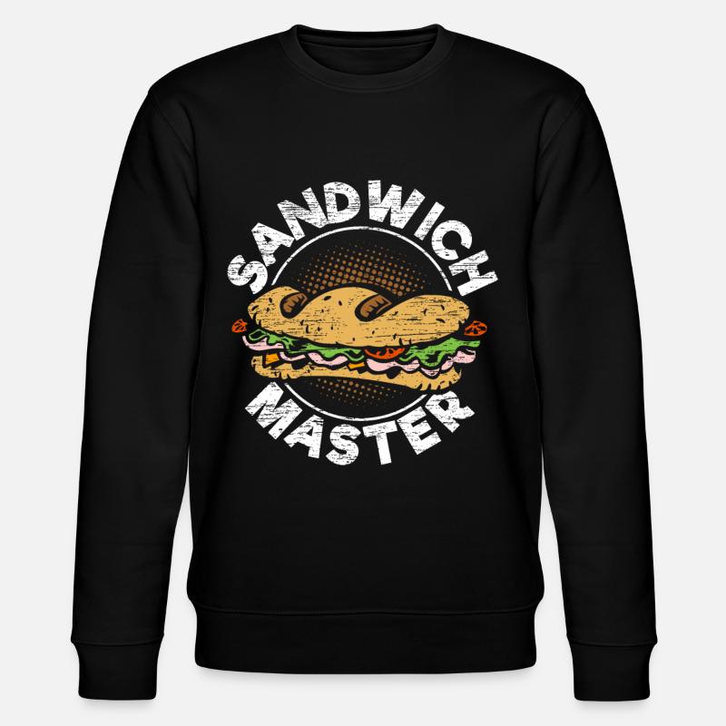 Sandwich Maker Sandwiches - Stanley/Stella CHANGER Unisex Organic Sweatshirt - black
