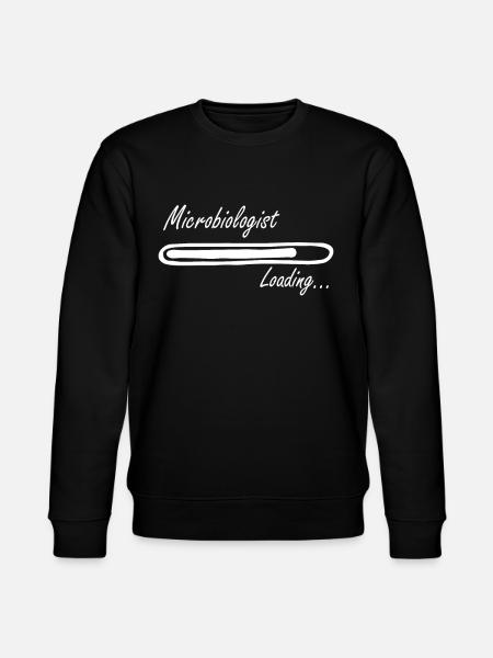 Microbiologist Loading Tea - Stanley/Stella CHANGER Unisex Organic Sweatshirt - black