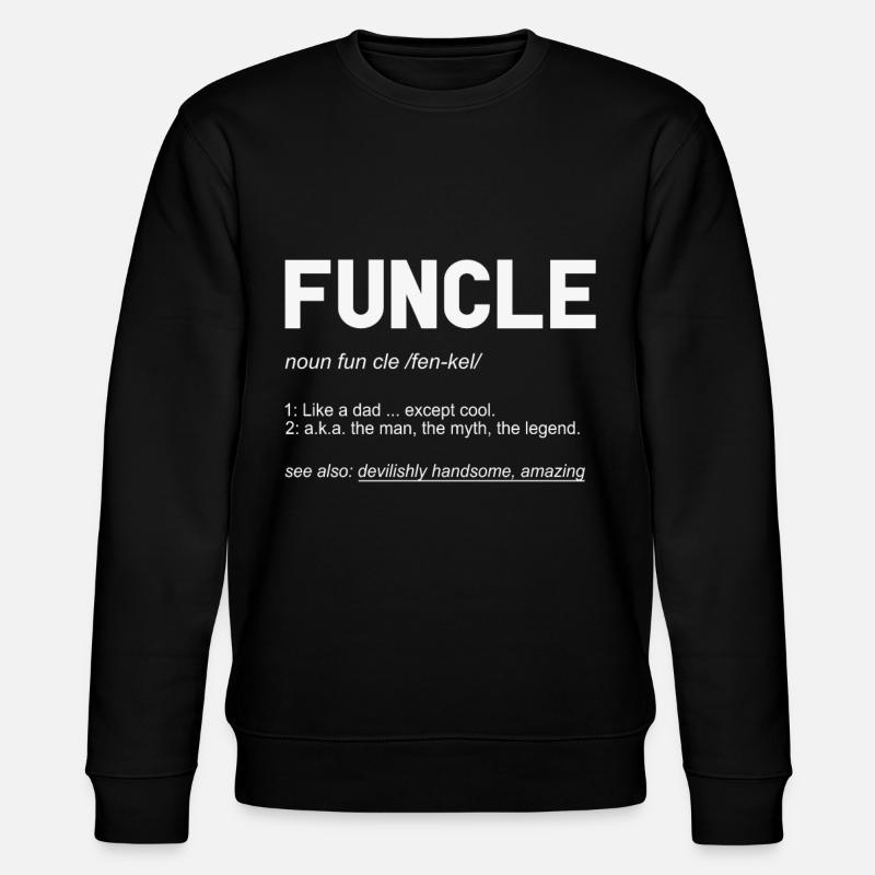 Funcle - Sweat bio CHANGER Stanley/Stella Unisexe - noir