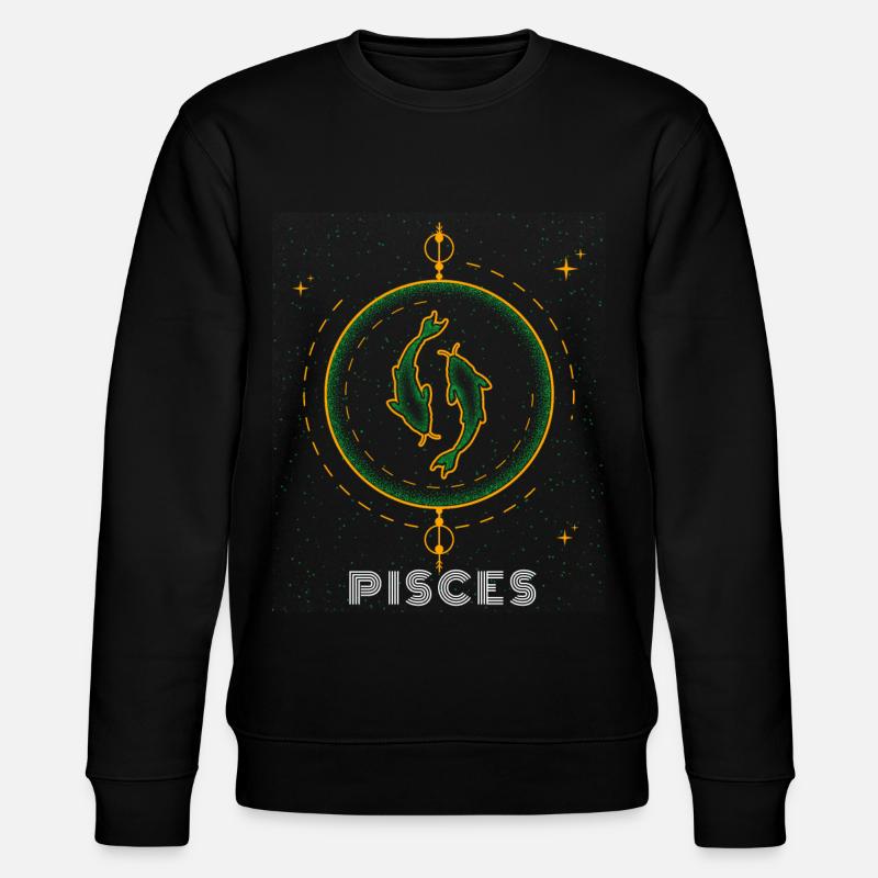 Pisces Pisces Pisces - Stanley/Stella CHANGER Unisex Organic Sweatshirt - black