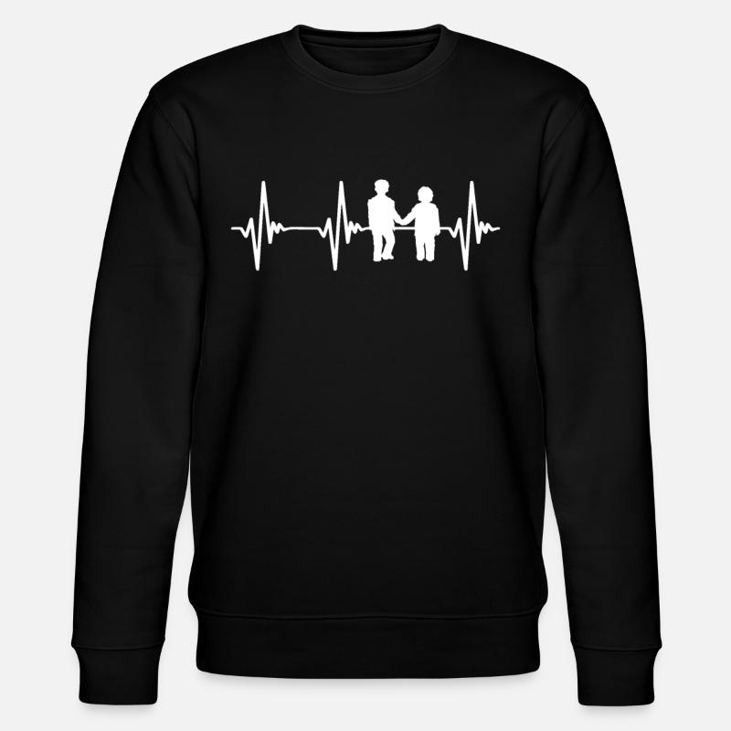 Frère Ekg - Sweat bio CHANGER Stanley/Stella Unisexe - noir