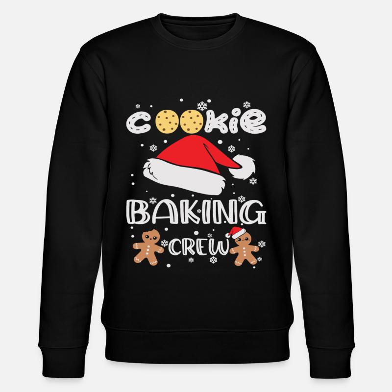 Cookie Baking Crew - Stanley/Stella CHANGER Unisex Organic Sweatshirt - black