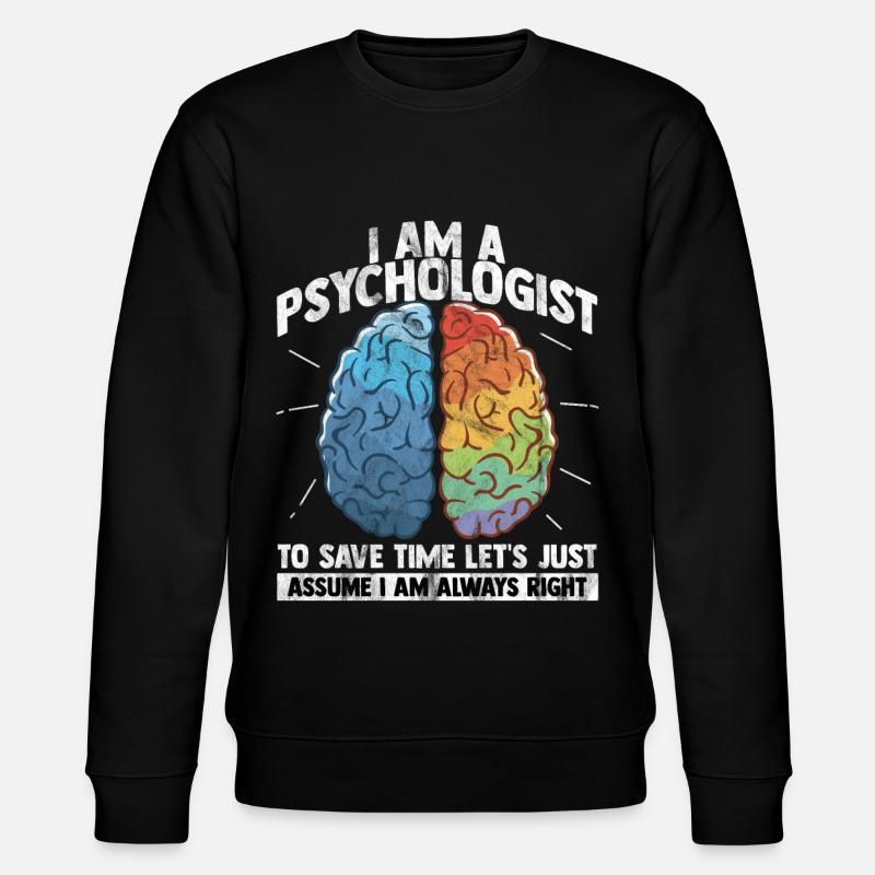 psychologue - Sweat bio CHANGER Stanley/Stella Unisexe - noir