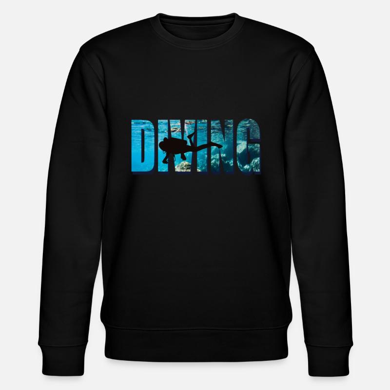 Plongeur dans l'eau - Sweat bio CHANGER Stanley/Stella Unisexe - noir
