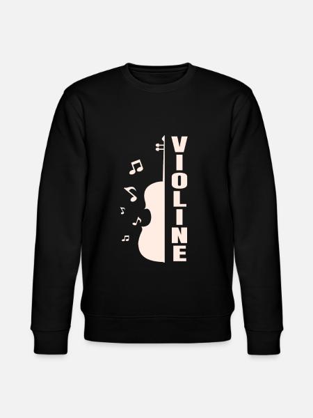 violin - Stanley/Stella CHANGER Unisex Organic Sweatshirt - black